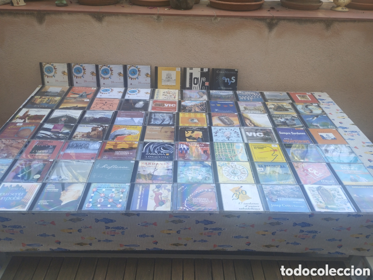 CDs de M&uacute;sica: Precioso y raro lote de 77CD de sardanes todos originales