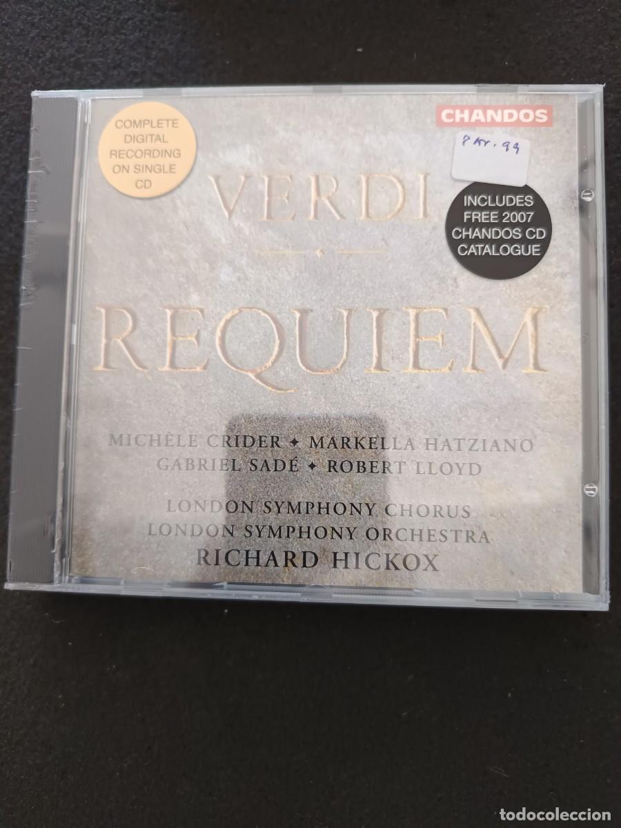 CDs de M&uacute;sica: VERDI: REQUIEM. DIR.: RICHARD HICKOX. LONDON SYMPHONY CHORUS, LONDON SYMPHONY ORCHESTRA