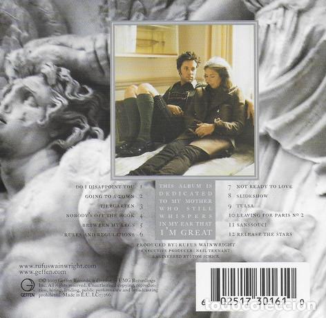 CDs de m&uacute;sica: RUFUS WAINWRIGHT. RELEASE THE STARS. CD. - Foto 2