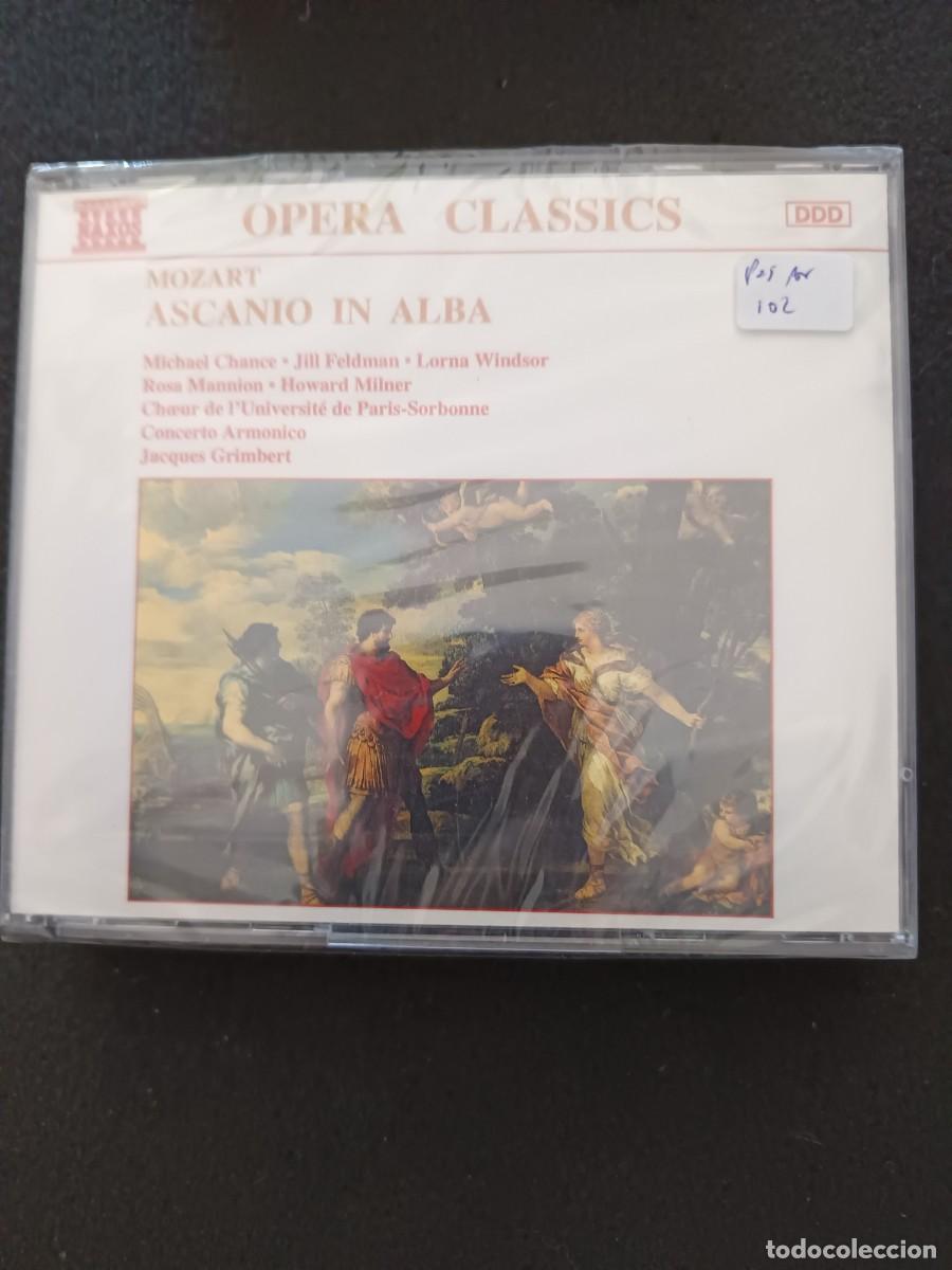 CDs de M&uacute;sica: MOZART. ASCANIO IN ALBA. DIR.: JACQUES GRIMBERT. CHOEUR DE L'UNIVERSIT&Eacute; DE PARIS-SORBONE. CONCERTO A
