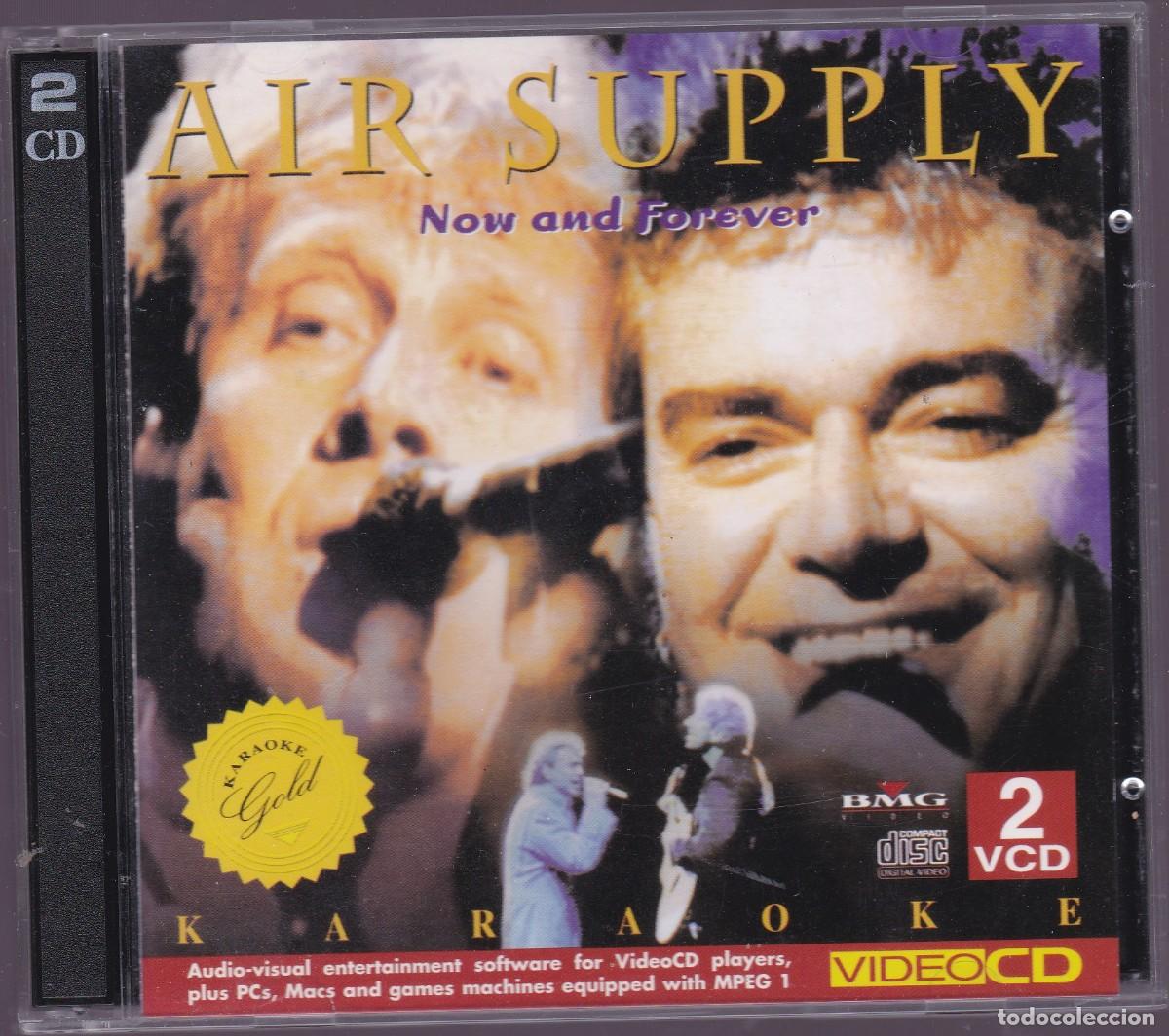 CD de M&uacute;sica: AIR SUPPLY NOW & FOREVER 2X VIDEO CD KARAOKE 1996 RARA EDICI&Oacute;N ASI&Aacute;TICA &Uacute;NICO!!