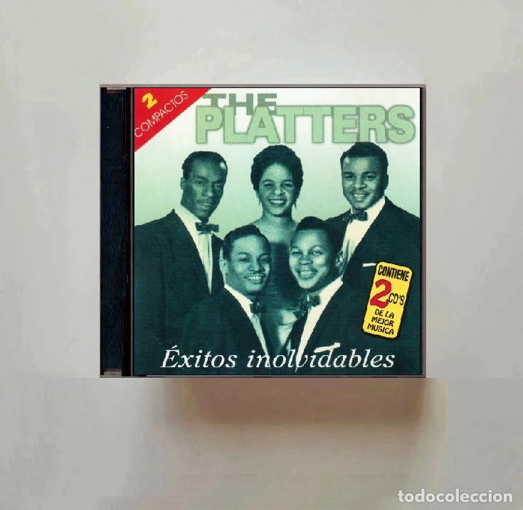 CDs de M&uacute;sica: [DOBLE CD]. THE PLATTERS. EXITOS INOLVIDABLES. RECOPILATORIO.