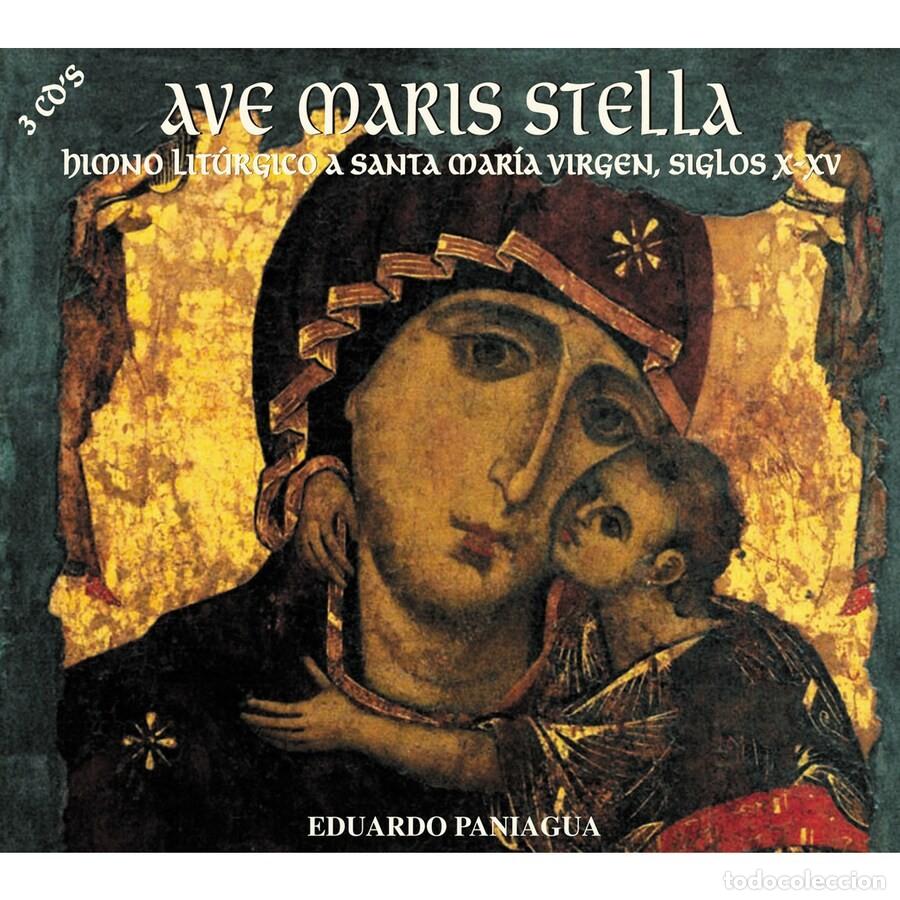 CDs de M&uacute;sica: Eduardo Paniagua * 3 CD Digipack *Ave Maris Stella Himno lit&uacute;rgico a la Virgen Mar&iacute;a * Precintado!