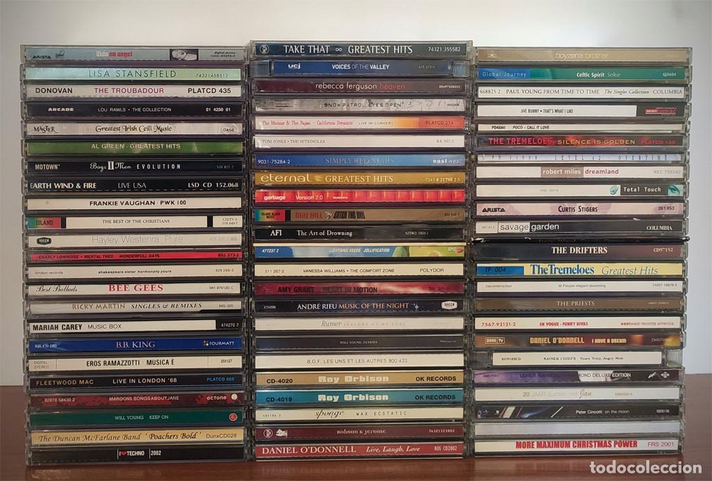 Music CDs: Lote de 70 CDs pop rock internacional