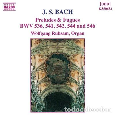 CDs de M&uacute;sica: J.S. Bach: Preludes & Fugues BWV 536, 541, 542, 544 and 546- 4891030506527