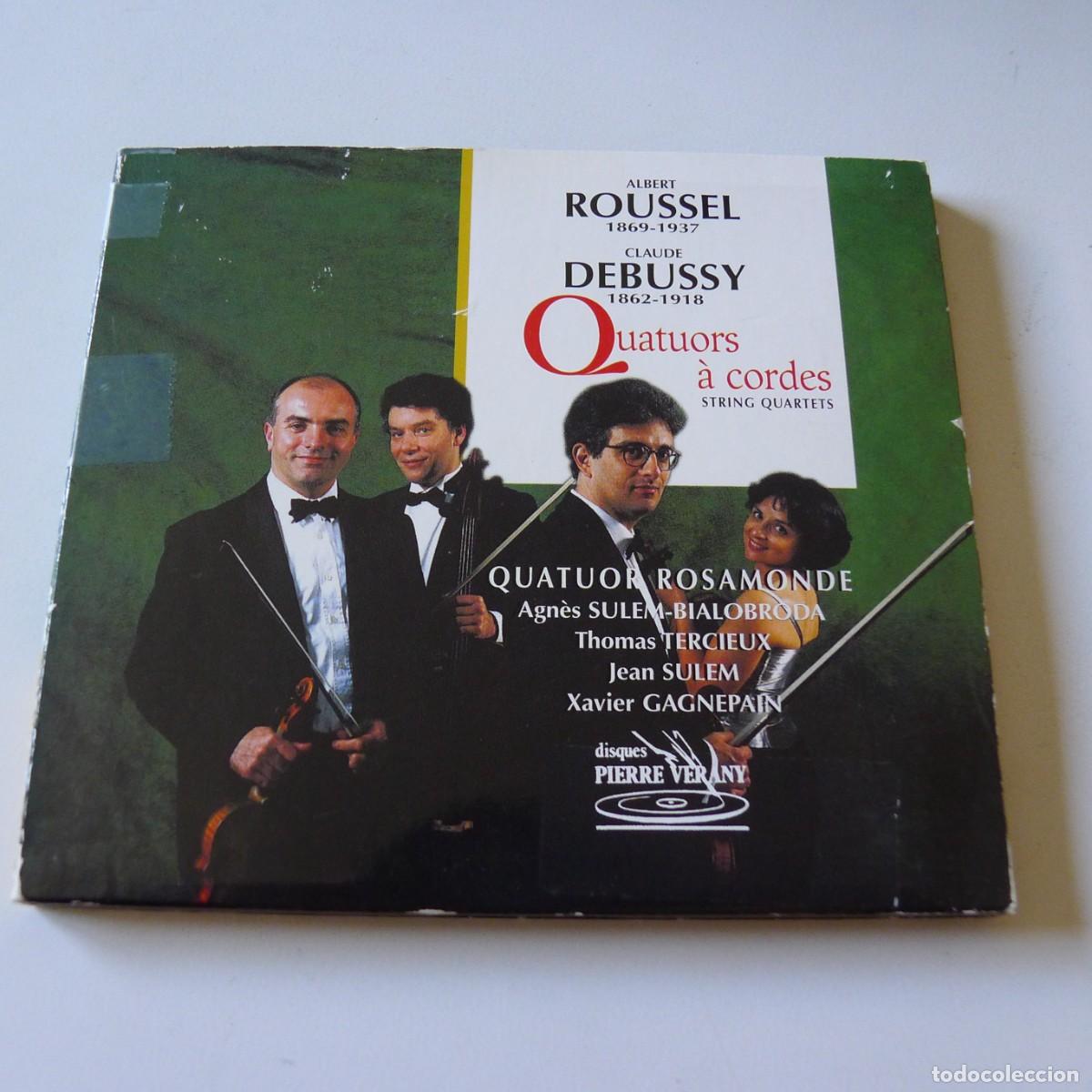 CDs de M&uacute;sica: Albert Roussel, Claude Debussy, Quatuor Rosamonde &ndash; Quatuors &Agrave; Cordes CD digipack
