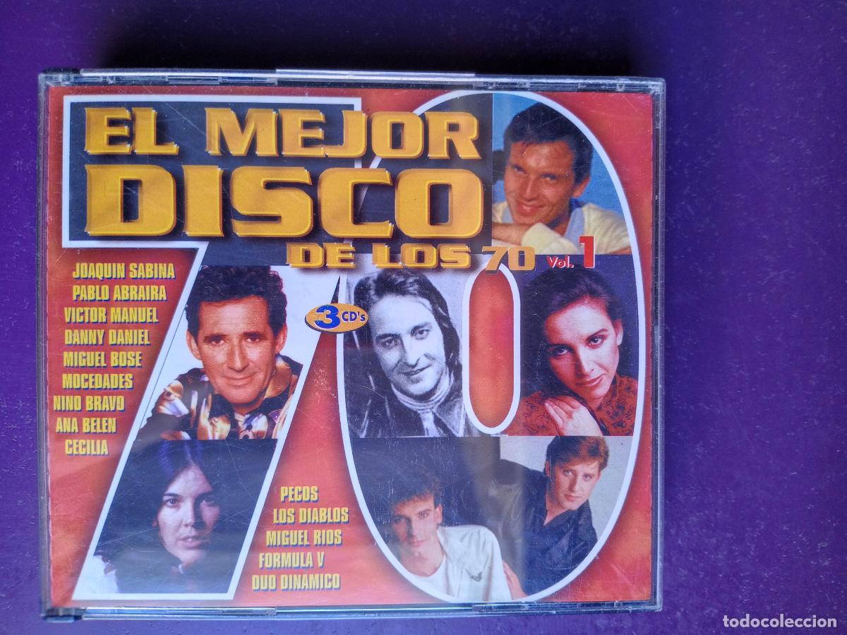 CDs de M&uacute;sica: El Mejor Disco De Los 70 VOL1 -TRIPLE CD DIVUCSA - 41 TEMAS - CECILIA, PECOS, MIGUEL BOSE, SABINA,