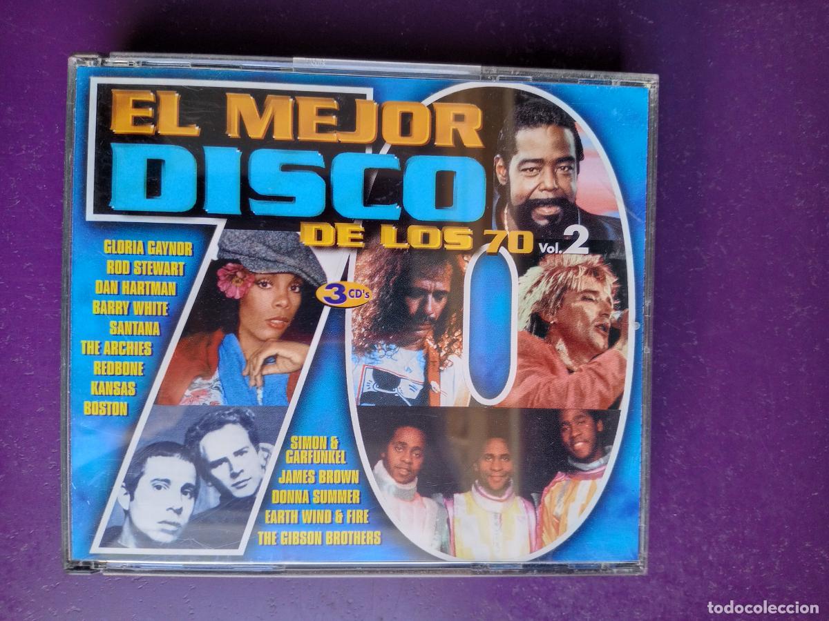 CDs de M&uacute;sica: El Mejor Disco De Los 70 VOL2 -TRIPLE CD DIVUCSA - 41 TEMAS - BOSTON, DONNA SUMMER, VILLAGE PEOPLE