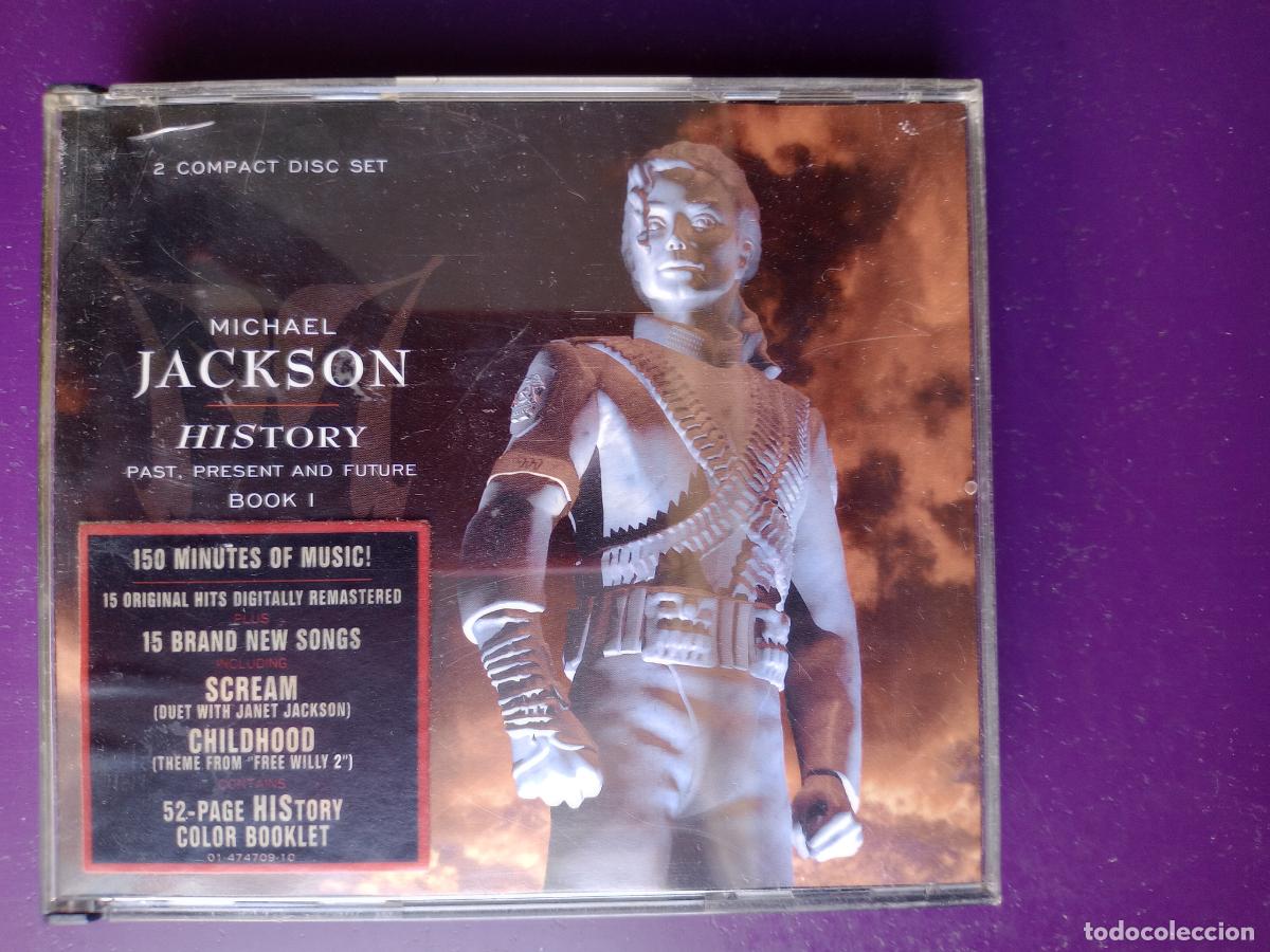 CDs de M&uacute;sica: MICHAEL JACKSON DOBLE CD HISTORY - 29 EXITOS - GRAN LIBRETO - SIN APENAS USO