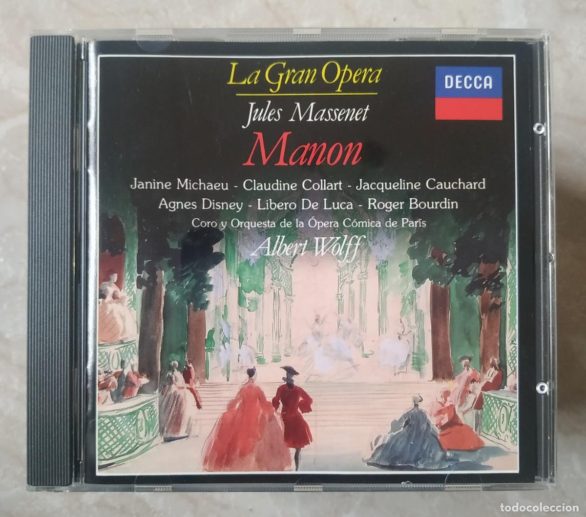 CDs de m&uacute;sica: CD LA GRAN OPERA MASSENET MANON - Foto 1