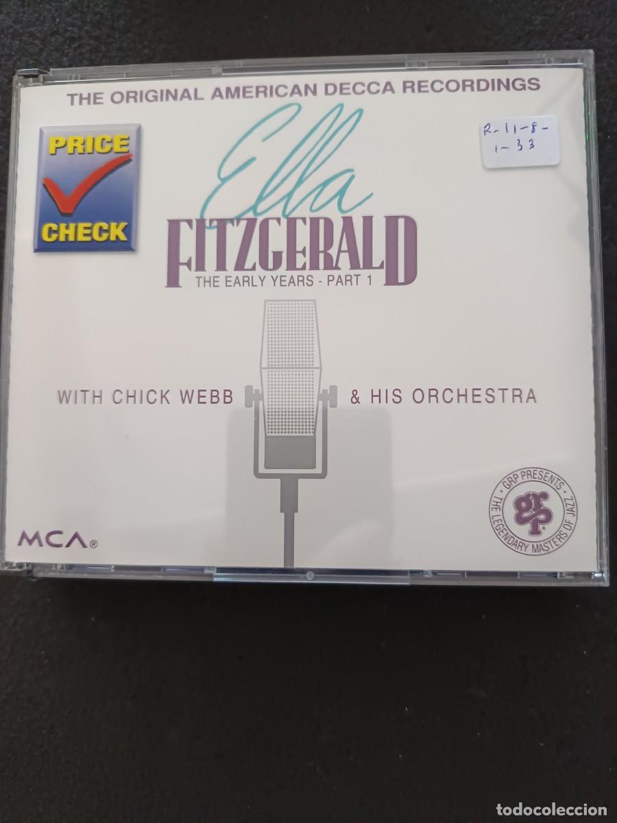 CD de M&uacute;sica: 2 CD. ELLA FITZGERALD. THE EARLY YEARS. PART 1 . WIHT CHICK WEBB & HIS ORCHESTRA. 2 CD