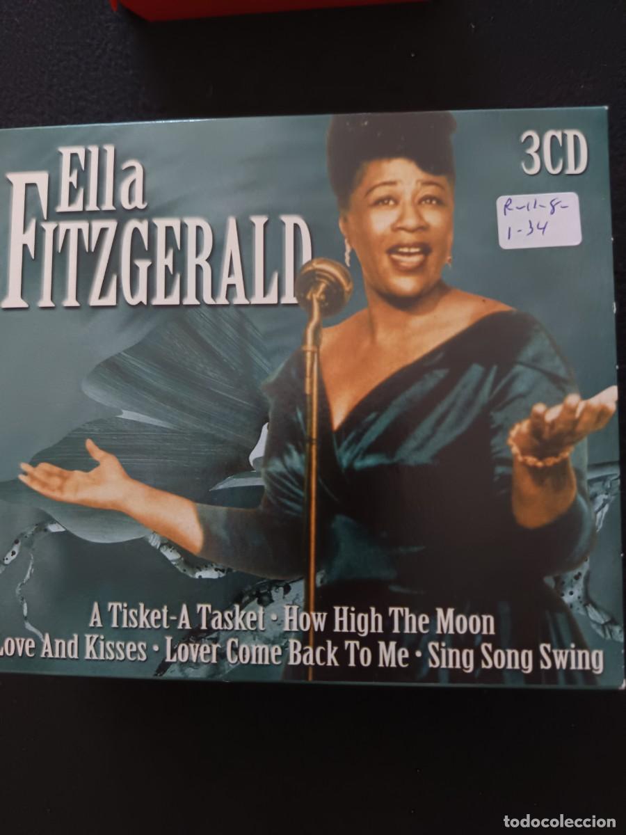 CD di Musica: 3 CD. ELLA FITZGERALD. A TISKET-A TASKET, HOW HIGH THE MOON Y OTRAS. 3 CD