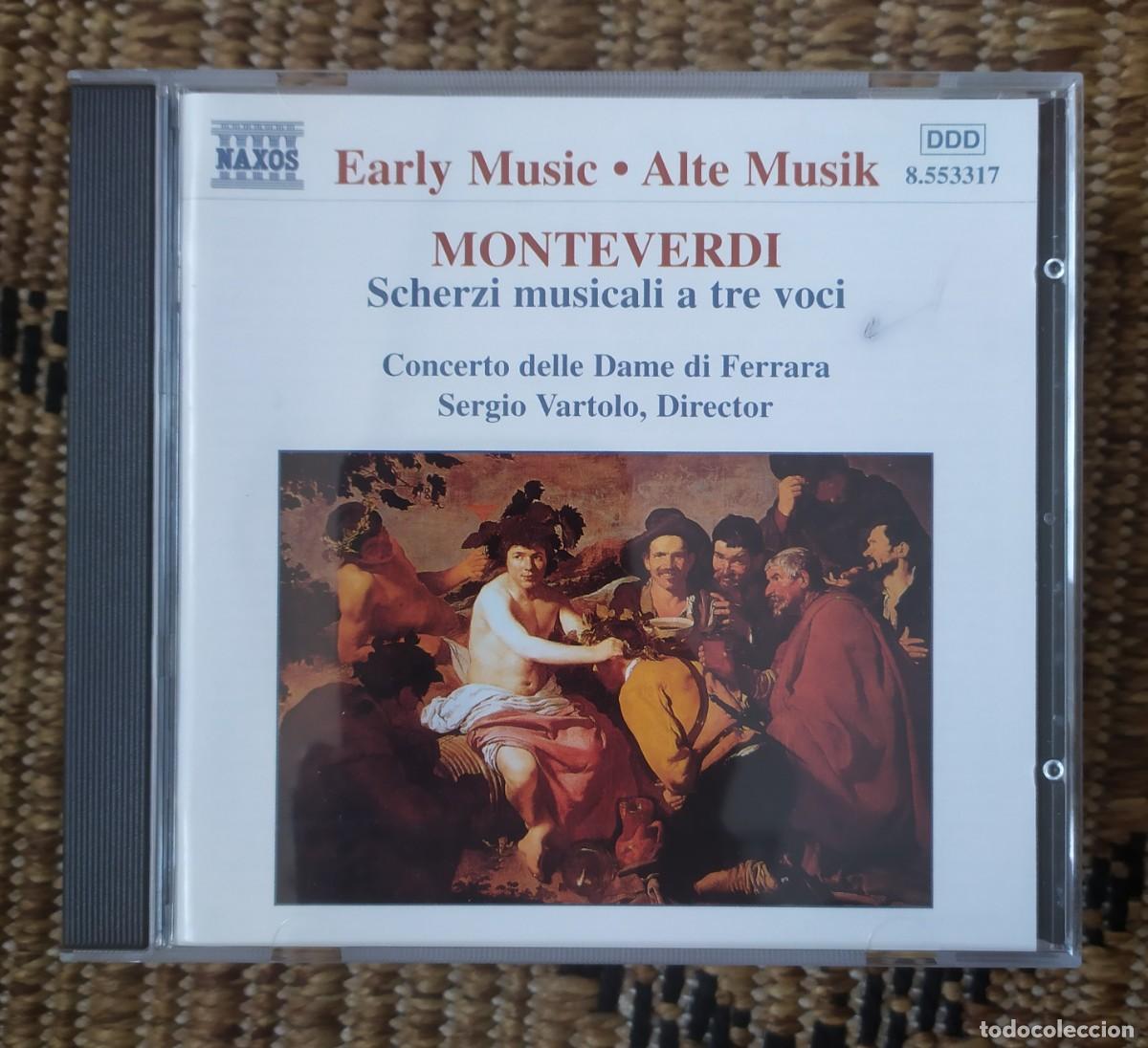 CDs de M&uacute;sica: CD MONTEVERDI , SCHERZI MUSICALI A TRE VOCI - SERGIO VARTOLO