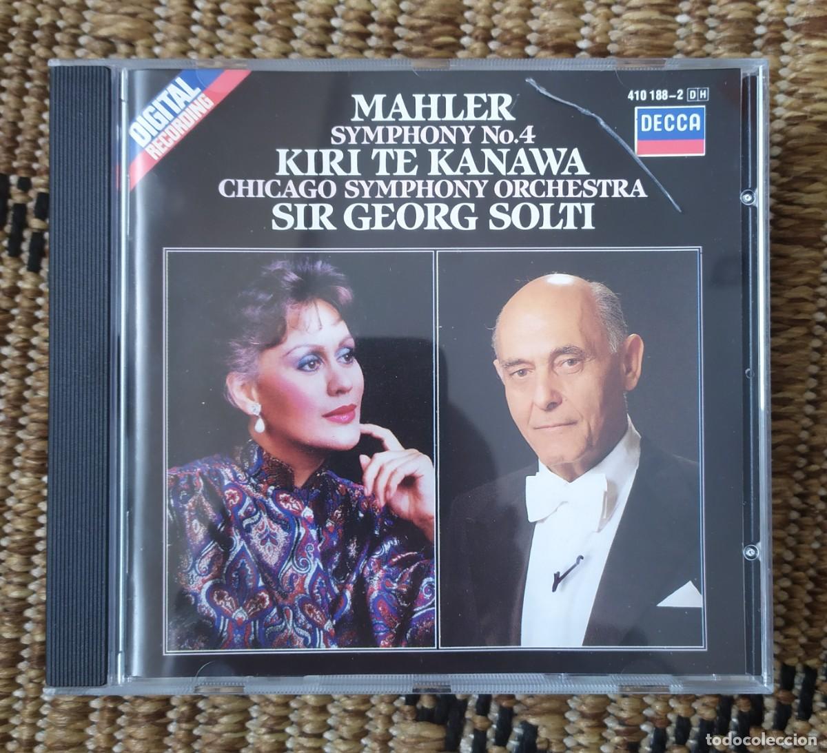 CDs de M&uacute;sica: CD MAHLER KIRI TE KANAWA SIR GEORG SOLTI
