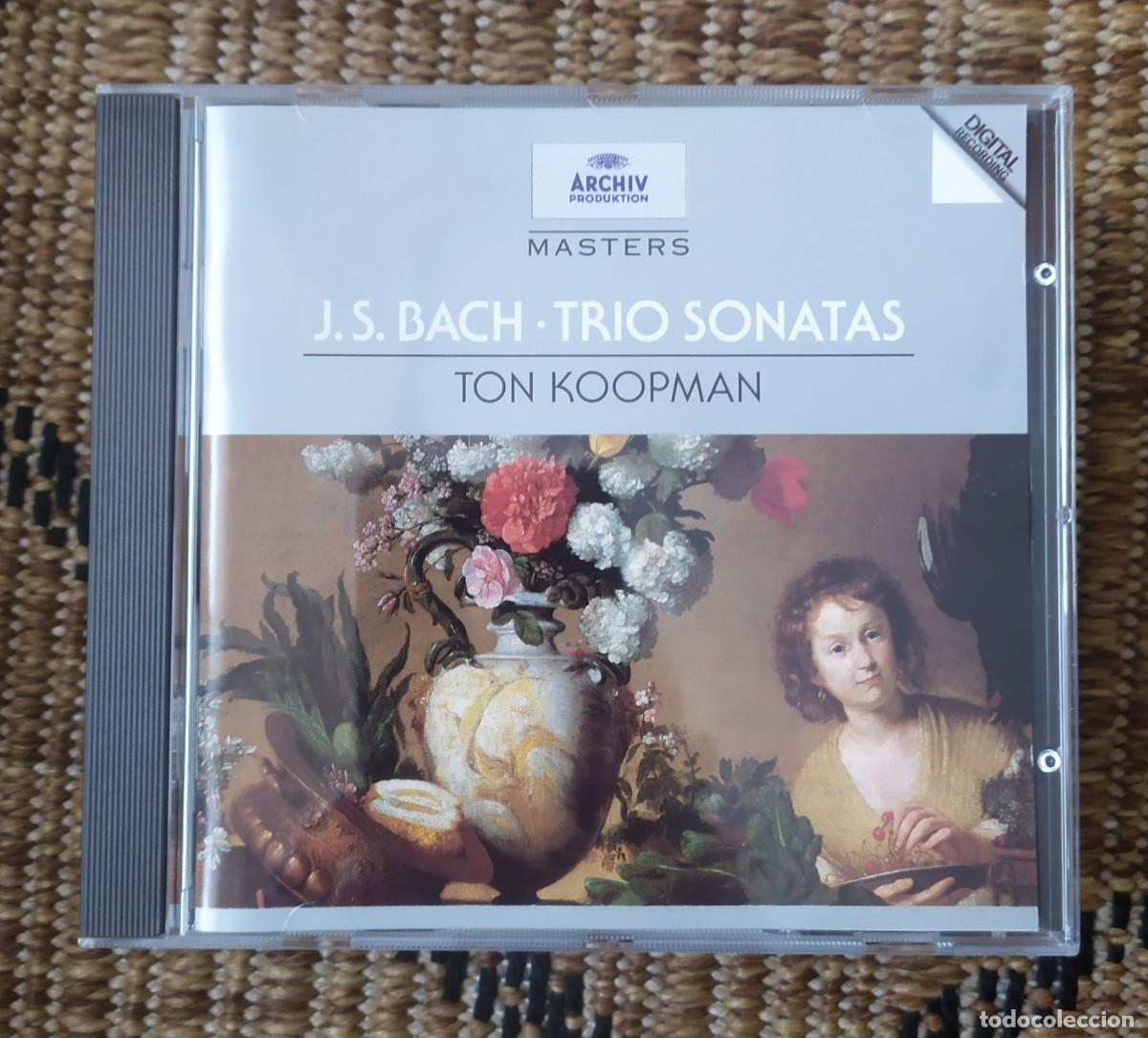 CDs de M&uacute;sica: CD BACH TRIO SONATAS TON KOOPMAN