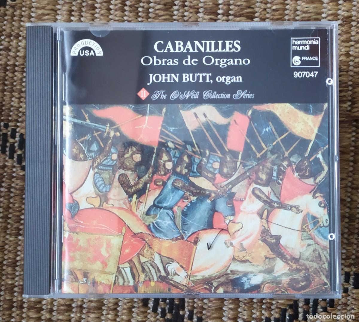 CDs de M&uacute;sica: CD CABANILLES OBRAS DE ORGANO JOHN BUTT