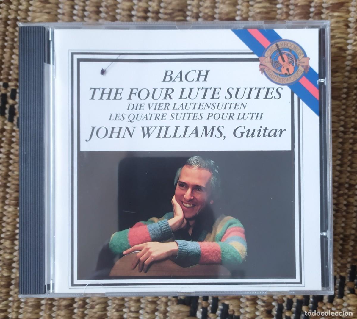 CDs de M&uacute;sica: CD BACH THE FOUR LUTE SUITES JOHN WILLIAMS GUITAR