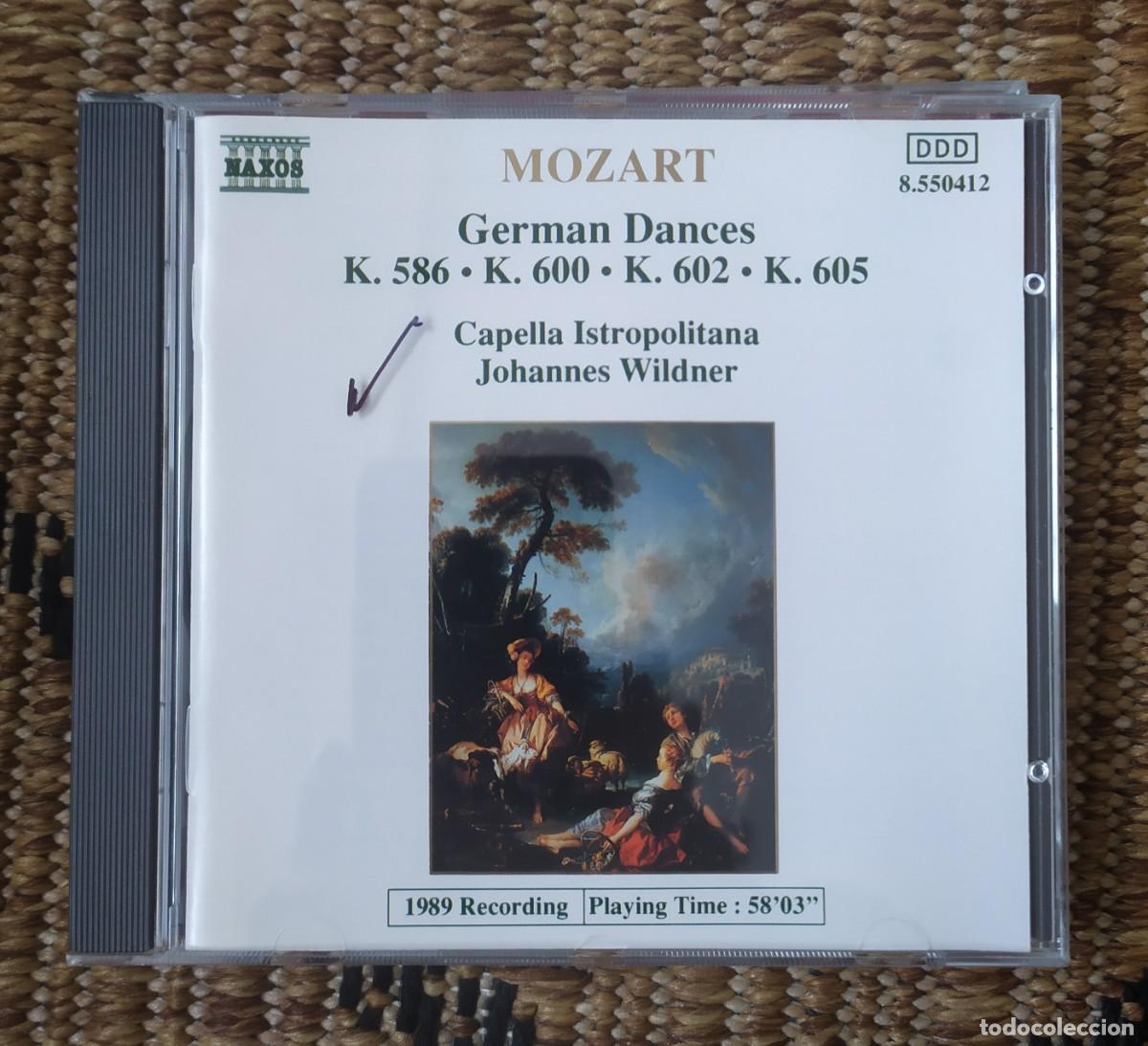 CDs de M&uacute;sica: CD MOZART - GERMAN DANCES - K. 586 K. 600 K. 602 K. 605
