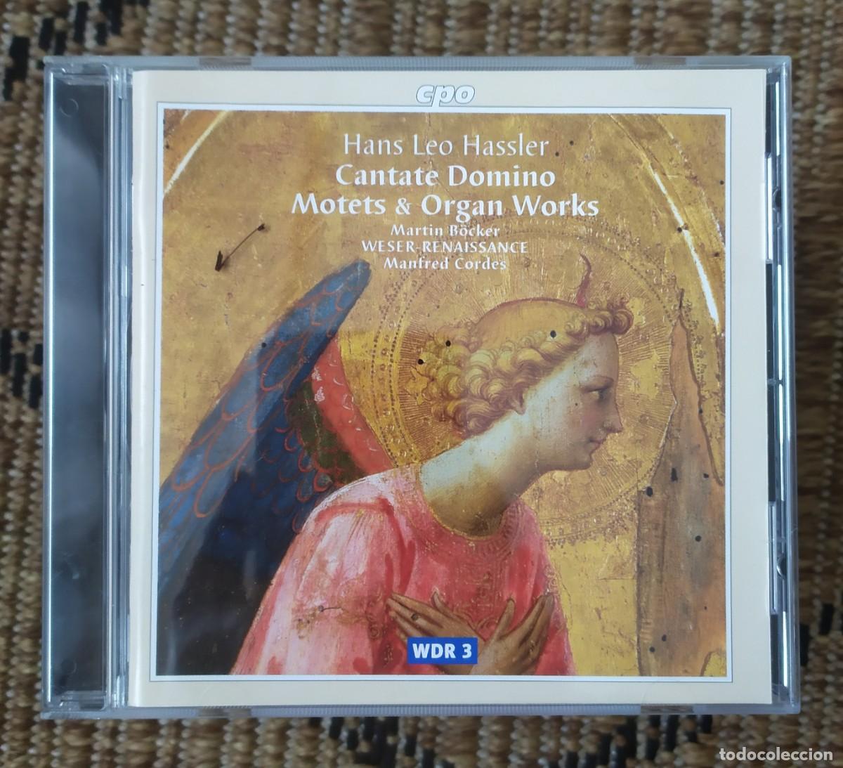 CDs de M&uacute;sica: CD HANS LEO HASSLER CANTATE DOMINO