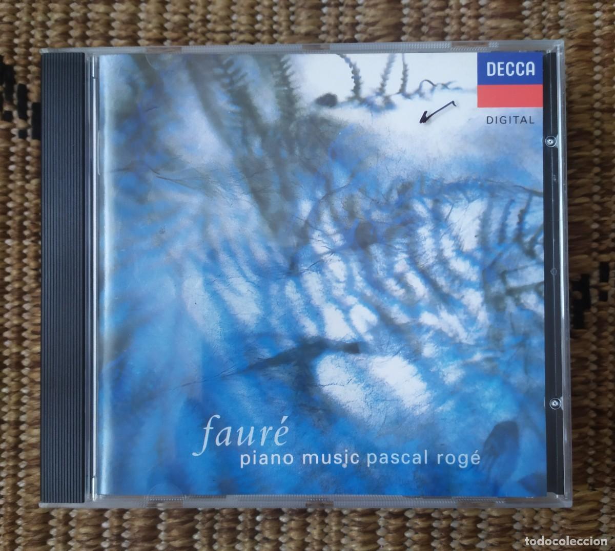 CDs de M&uacute;sica: CD FAURE PIANO MUSIC PASCAL ROGE