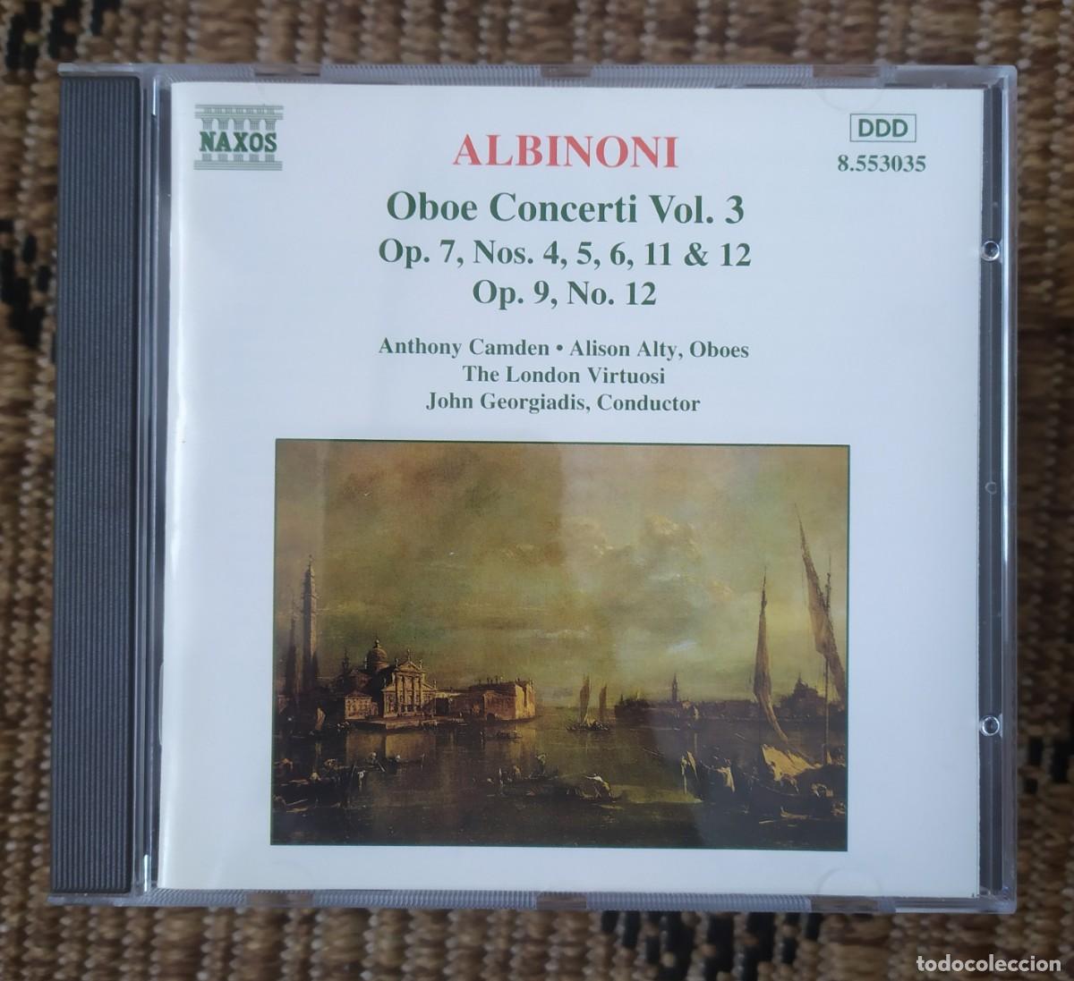 CDs de M&uacute;sica: CD ALBINONI OBOE CONCERTI VOL. 3