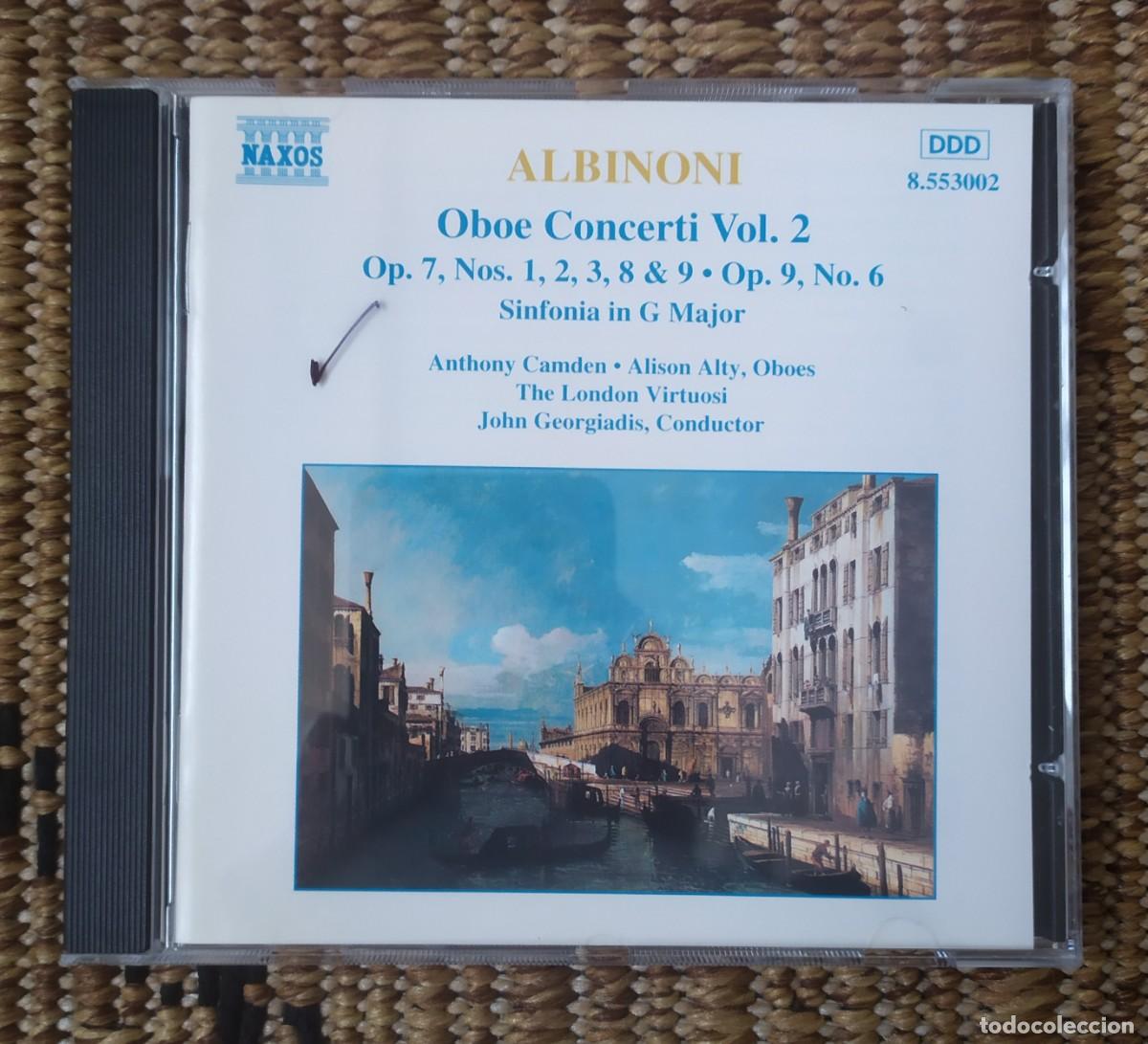 CDs de M&uacute;sica: CD ALBINONI OBOE CONCERTI VOL. 2