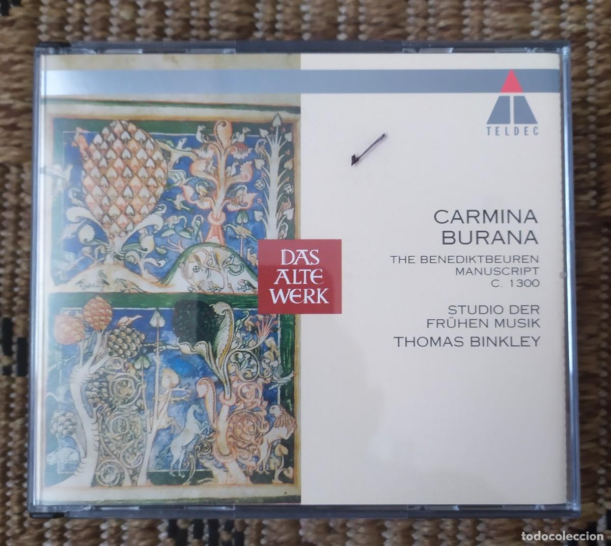 CDs de M&uacute;sica: CD DAS ALTER WERK CARMINA BURANA. THE BENEDIKTBEUREN MANUSCRIT. C. 1300