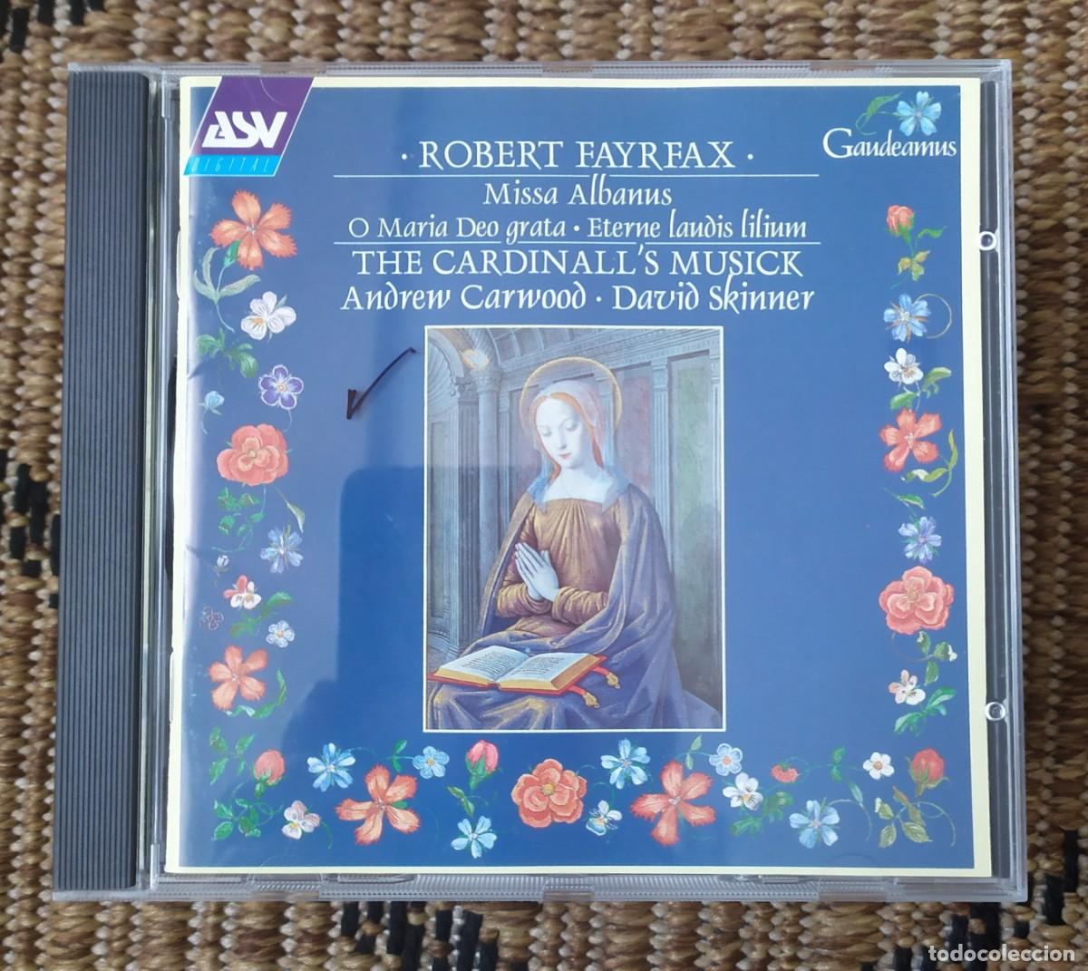 CDs de M&uacute;sica: CD ROBERT FAYRFAX MISSA ALBANUS THE CARDINALL&acute;S MUSICK