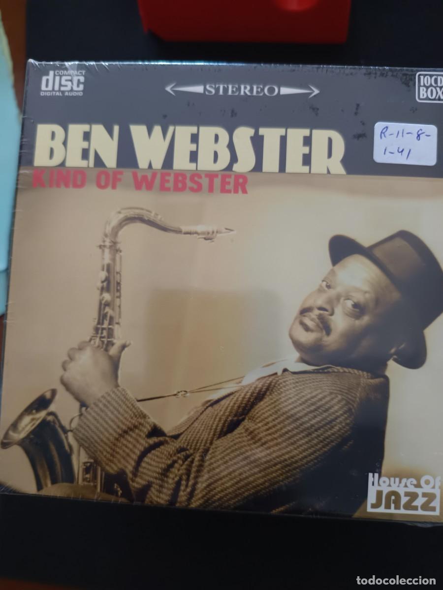 CDs de M&uacute;sica: 10 CD BOX . BEN WEBSTER. KIND OF WEBSTER. HOUSE OF JAZZ. 10 CD