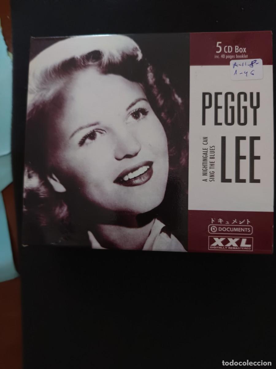 CDs de M&uacute;sica: 5 CD BOX. PEGGY LEE. A NIGHTINGALE CAN SING THE BLUES. 5 CD