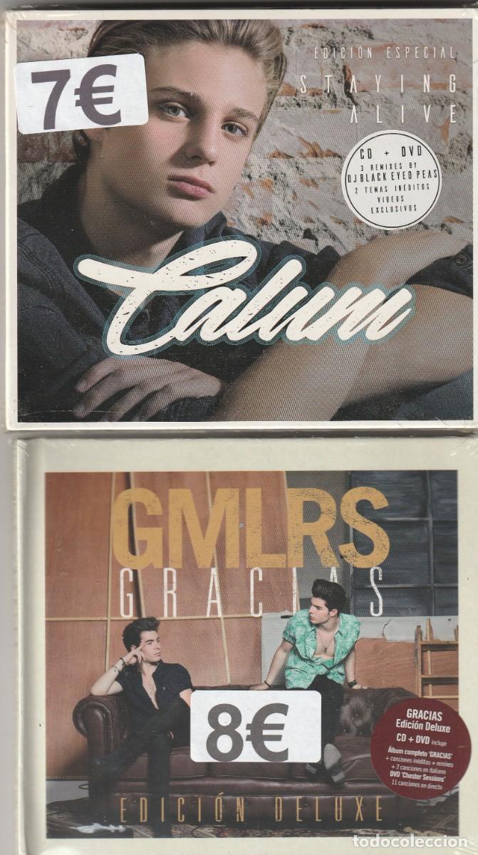 CDs de M&uacute;sica: GMLRS* &ndash; Gracias-CDS + DVD +Calum &ndash; Staying Alive-Publicado:2016 G&eacute;nero:Rock, Pop-CD + DVD