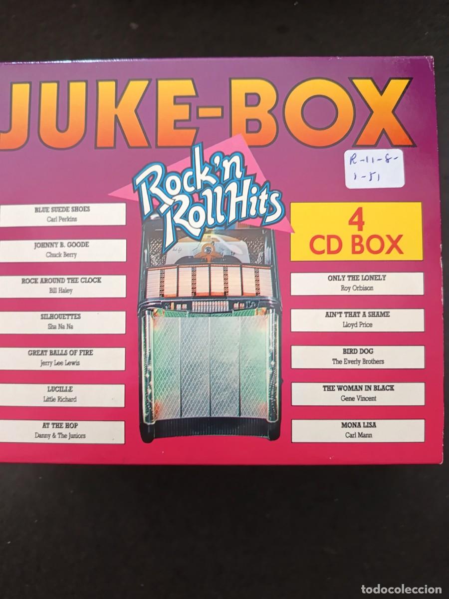 CDs de m&uacute;sica: 4 CD. JUKE-BOX. ROCKN ROLL HITS 4 CD - Foto 1