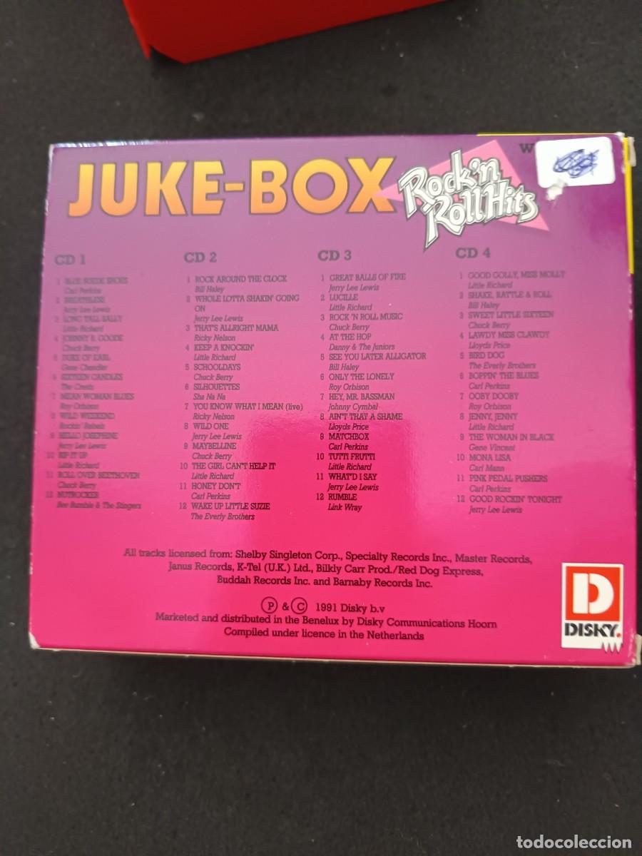 CDs de m&uacute;sica: 4 CD. JUKE-BOX. ROCKN ROLL HITS 4 CD - Foto 2