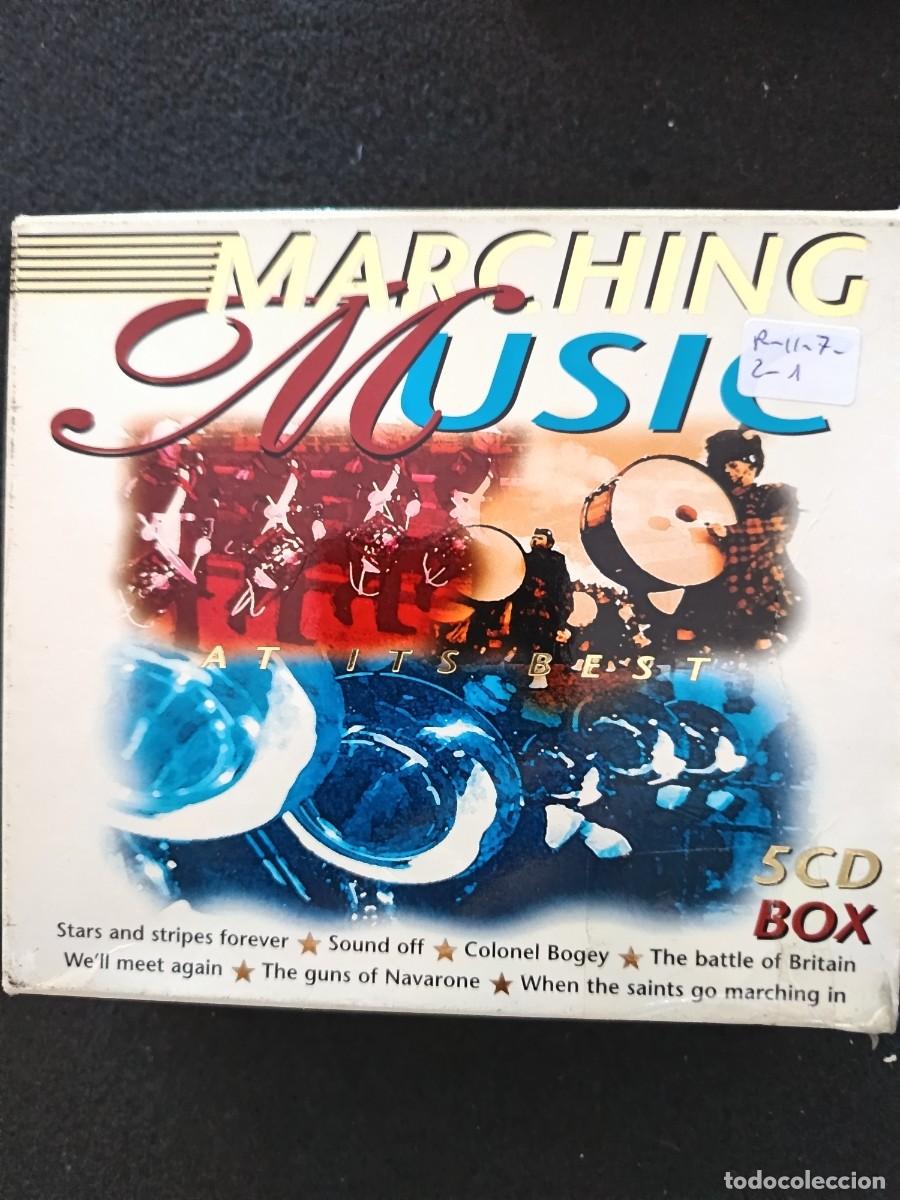 CDs de M&uacute;sica: CAJA 5 CD MARCHING MUSIC: STARS ANS STRIPES FOREVER; SOUND OFF; COLONEL BOGEY; THE BLATTLE OF BRITA