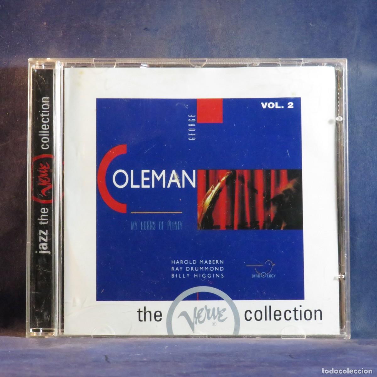 CDs de M&uacute;sica: GEORGE COLEMAN &ndash; MY HORNS OF PLENTY - CD