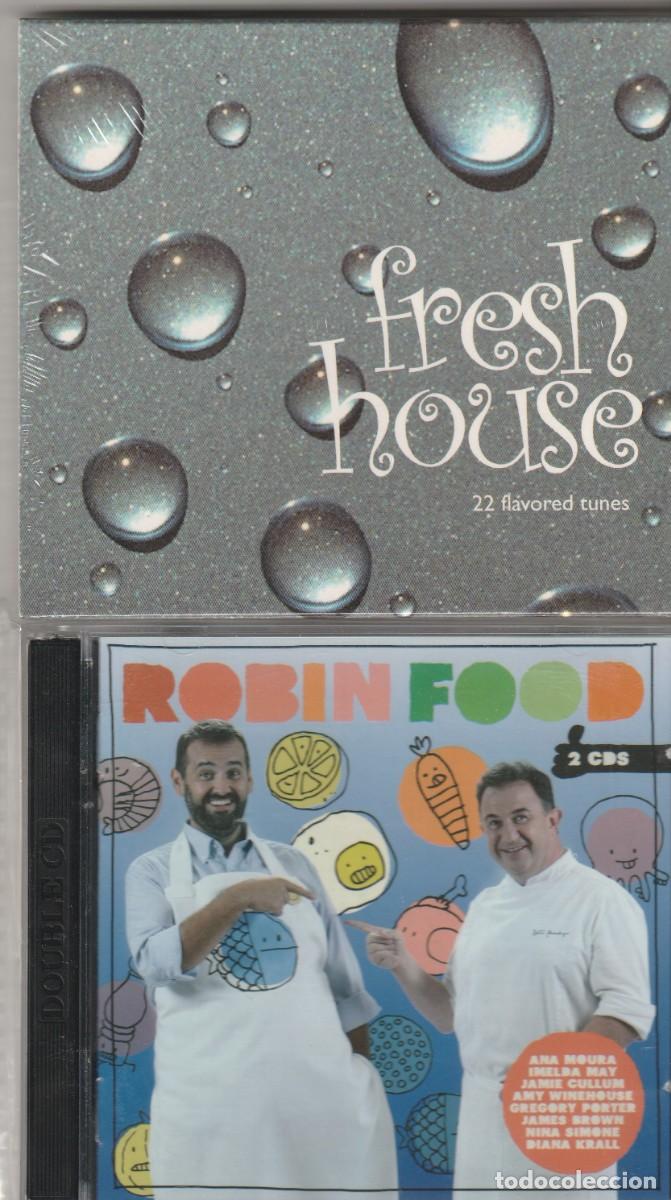 CDs de M&uacute;sica: LOTE -FRESH HOUSE-2 CDS + ROBIN FOOD 2CDS -SIN USO