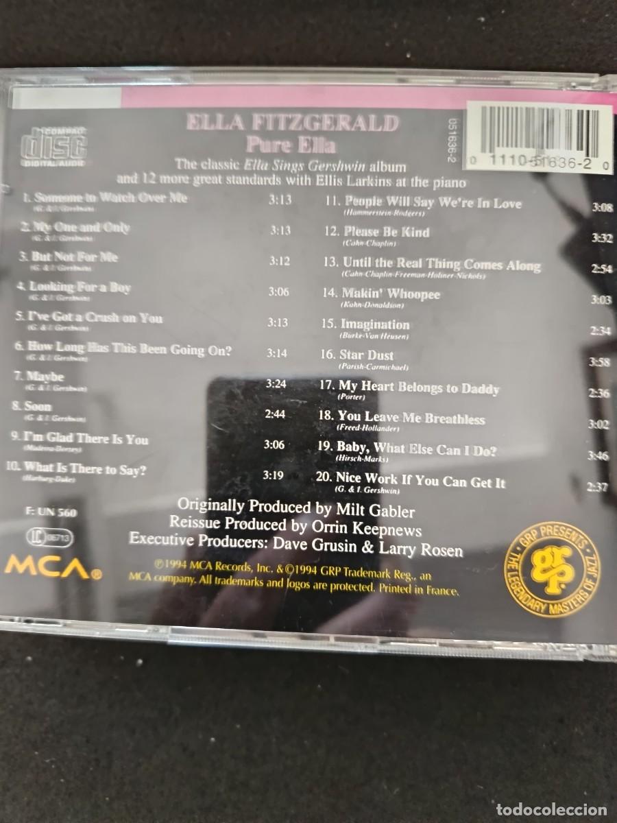 CDs de m&uacute;sica: ELLA FITZGERALD. PURE ELLA - Foto 2