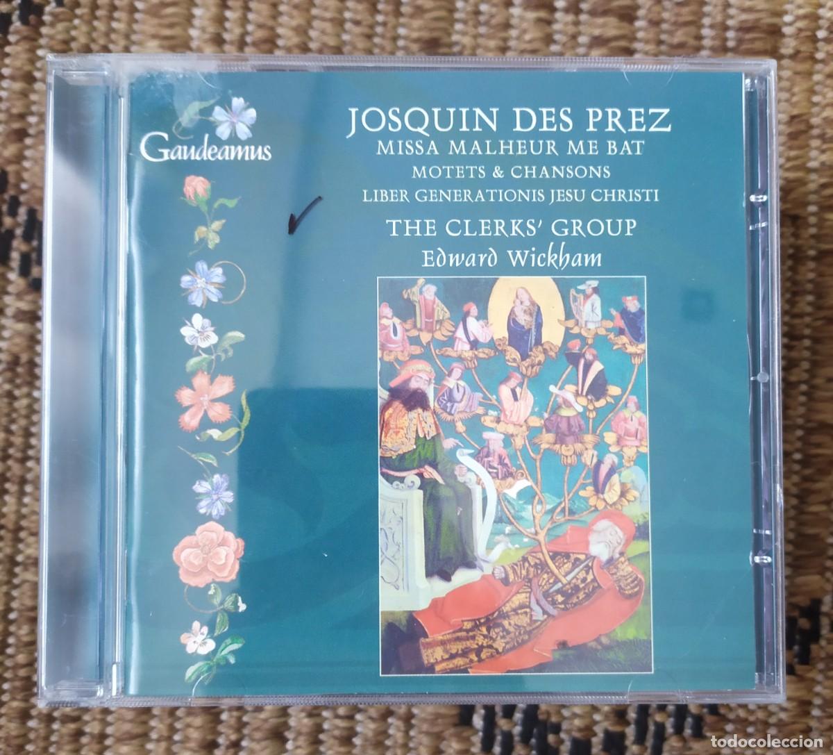 CDs de M&uacute;sica: CD JOSQUIN DES PREZ MISSAN MALHEUR ME BAT