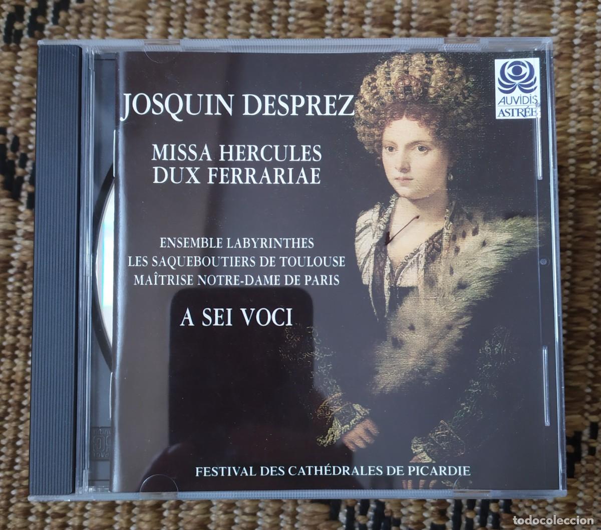 CDs de M&uacute;sica: CD JOSQUIN DESPREZ MISSA HERCULES DUX FERRARIAE