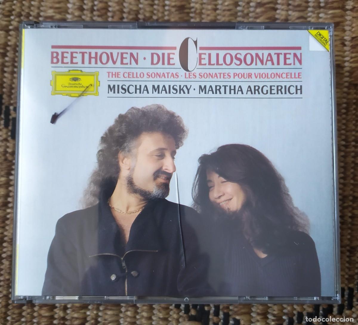 CDs de M&uacute;sica: CD BEETHOVEN DIE CELLOSONATEN MISCHA MAISKY MARTHA ARGERICH