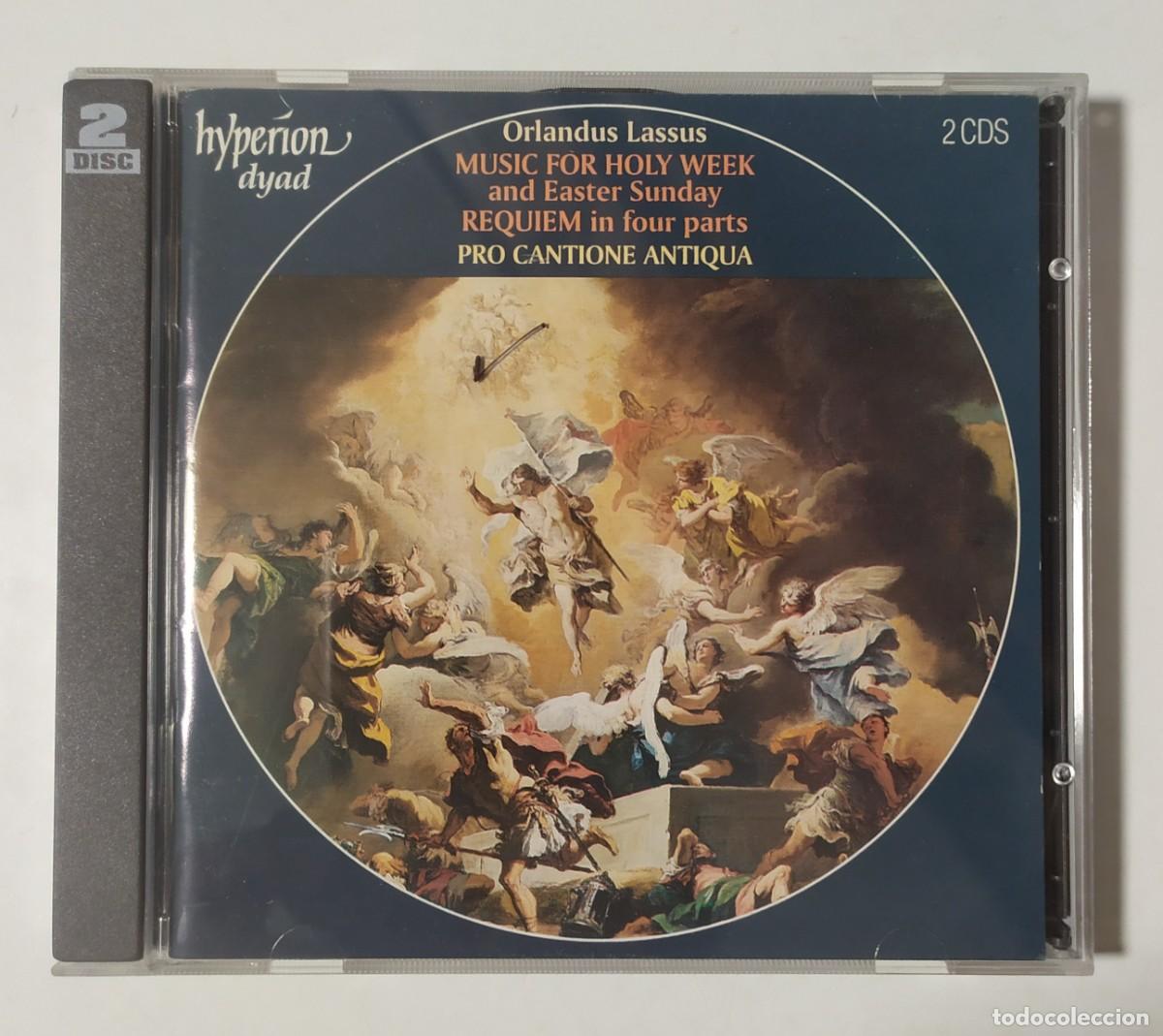CDs de M&uacute;sica: CD ORLANDUS LASSUS MUSIC FOR HOLY WEEK