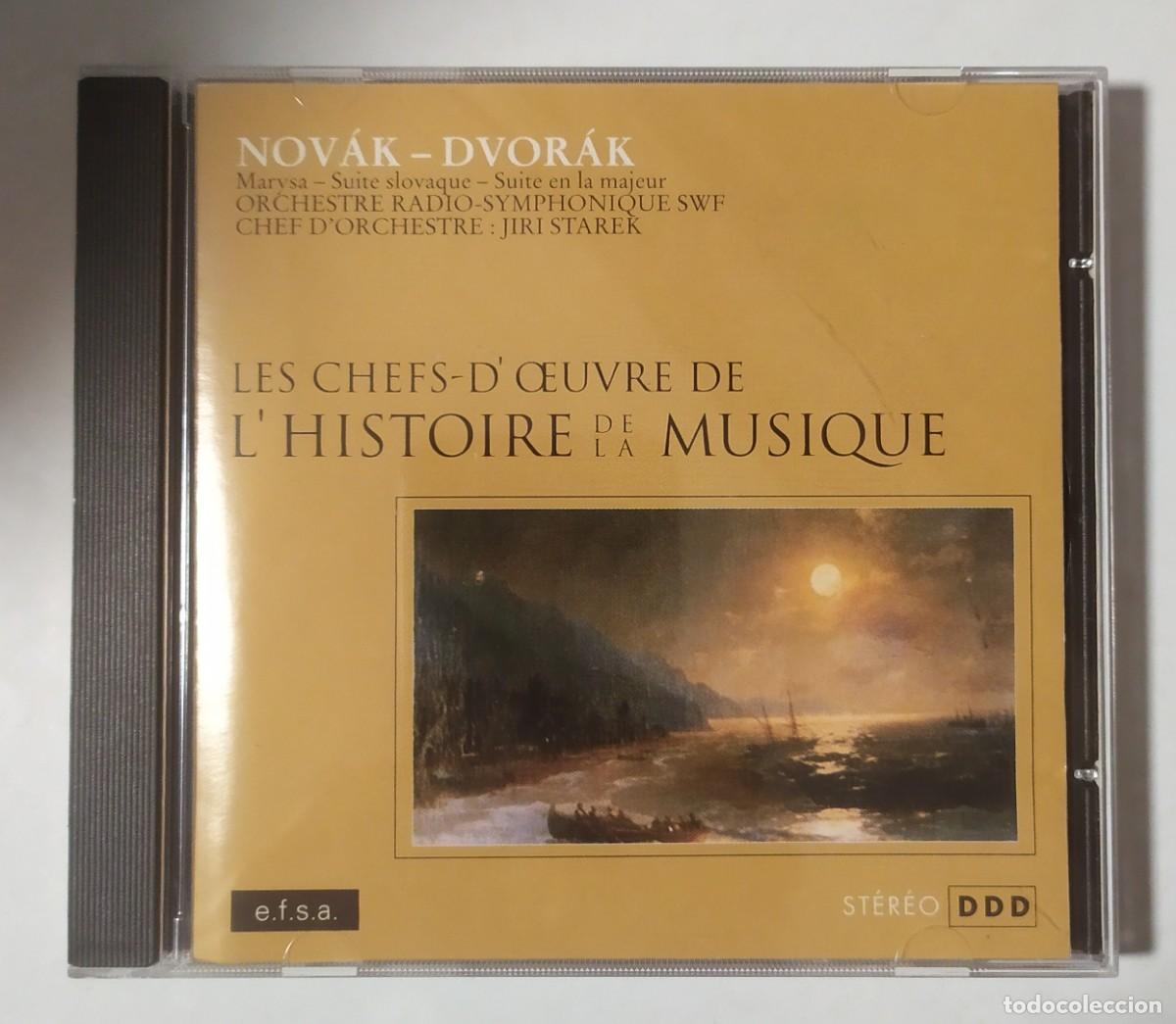 CDs de M&uacute;sica: CD NOVAK - DVORAK LES CHEFS D&acute;CEUVRE DE L&acute;HISTOIRE DE LA MUSIQUE