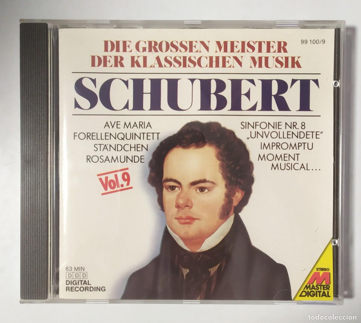 CDs de M&uacute;sica: CD MASTERS OF CLASSICAL MUSIC VOL.9 - FRANZ SCHUBERT