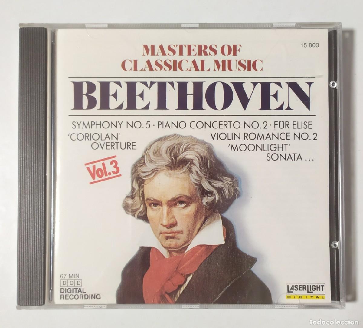 CDs de M&uacute;sica: CD MASTERS OF CLASSICAL MUSIC VOL.3 - BEETHOVEN