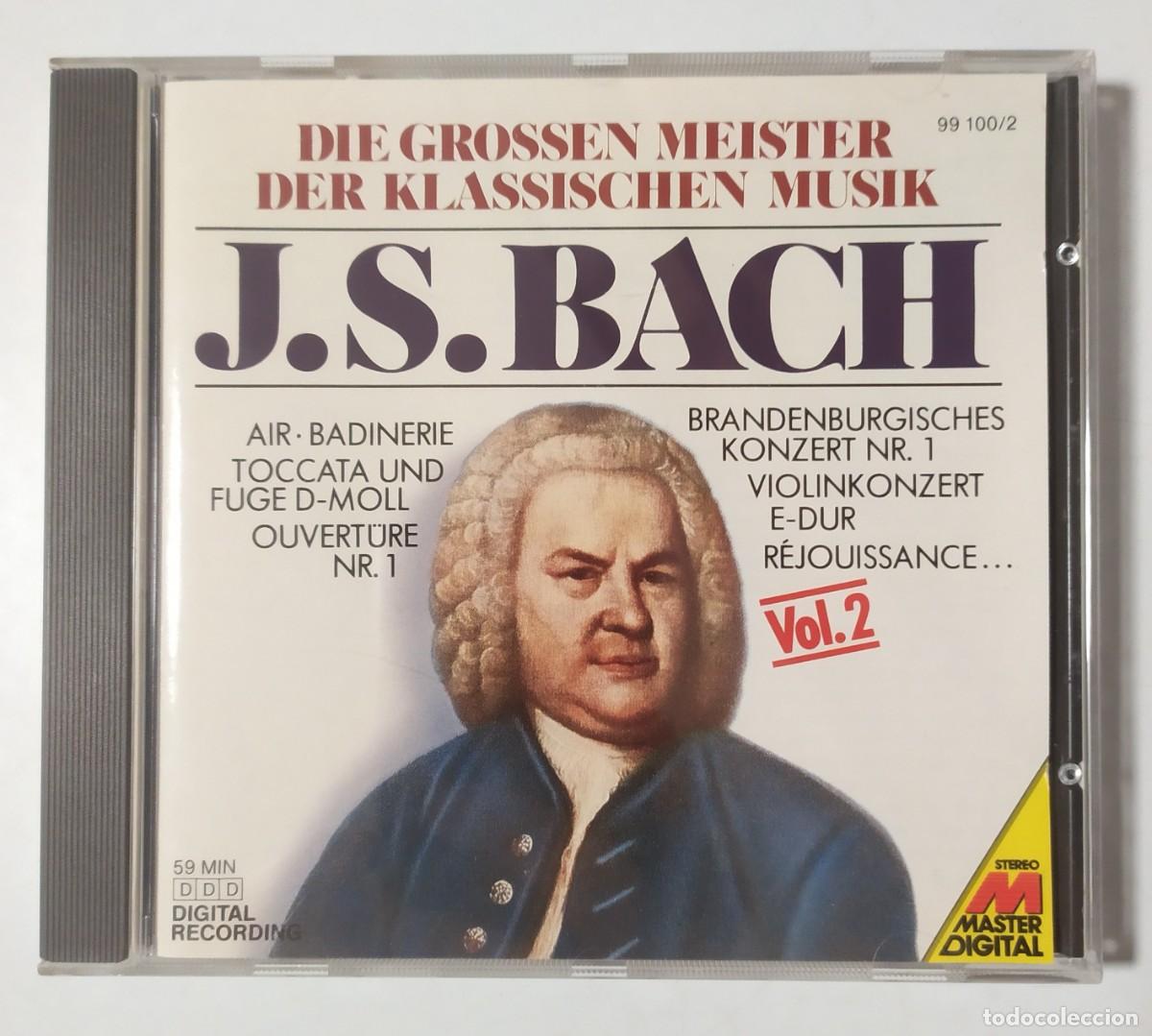 CDs de M&uacute;sica: CD MASTERS OF CLASSICAL MUSIC VOL.2 - BACH