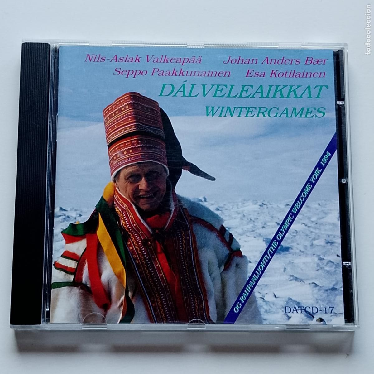 CDs de M&uacute;sica: Nils-Aslak Valkeap&auml;&auml;/J. A. B&aelig;r/S. Paakkunainen/E. Kotilainen-Wintergames (CD DAT 1994) S&aacute;mi Musica