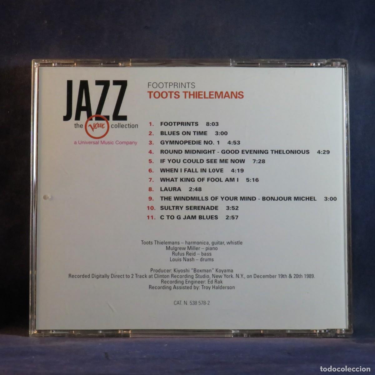 CDs de m&uacute;sica: TOOTS THIELEMANS - FOOTPRINTS - CD - Foto 2