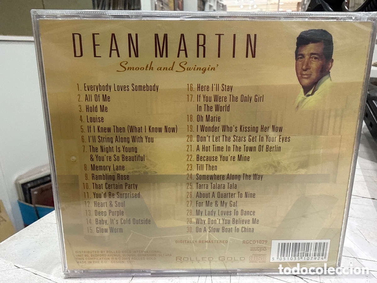 CDs de m&uacute;sica: Dean Martin - Smooth And Swingin (CD) *Precintado* - Foto 2