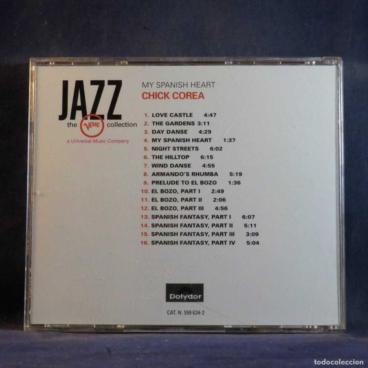 CDs de m&uacute;sica: CHICK COREA &ndash; MY SPANISH HEART - CD - Foto 2