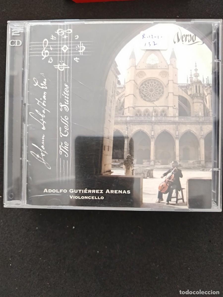 CDs de M&uacute;sica: 2 CD. J. S. BACH. THE CELLO SUITES. VIOLONCELLO: ADOLFO GUTI&Eacute;RREZ ARENAS